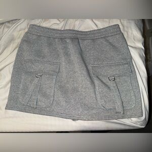 Take Out Gray Mini Skort with Pockets